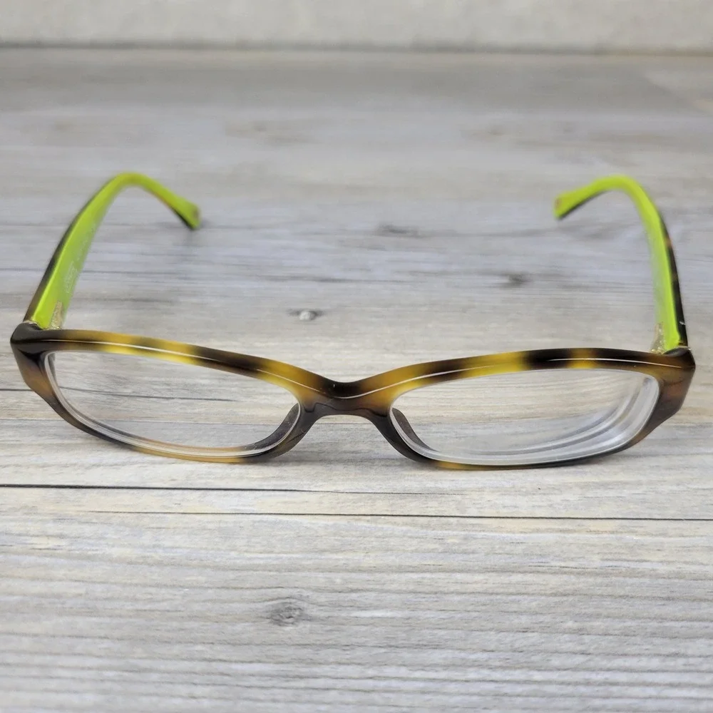 Coach Eyeglasses Frames HC 6001 Emily 5052 Tortoise Lime Green Women 50-15-135